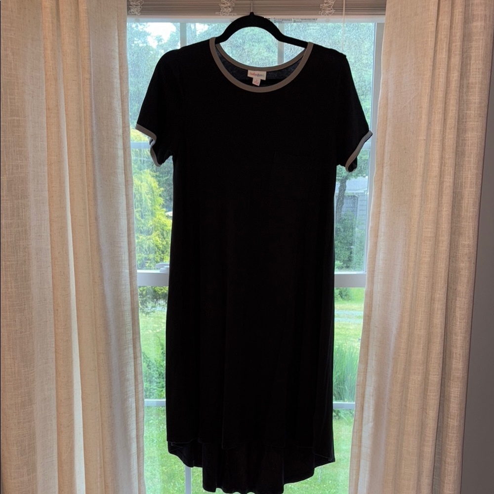 Classic Black T-Shirt Dress Lularoe Size S